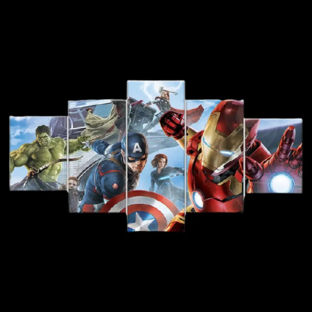 Tableau déco bouclier Captain America Marvel - Tableau Deco