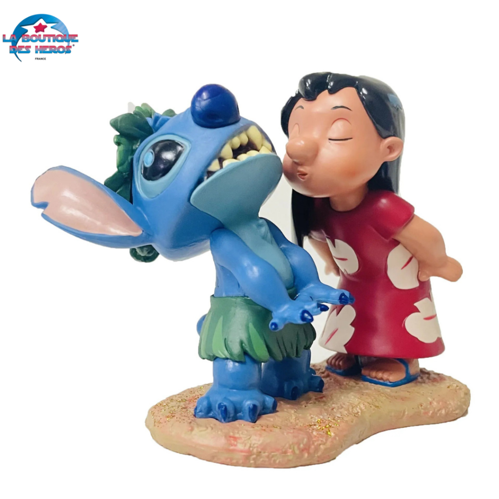Statuette de collection Stitch Noël - Bleu - 38.57