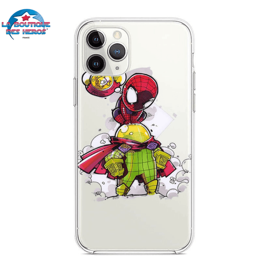 Coque iPhone Spider Man & Mysterio - Marvel™