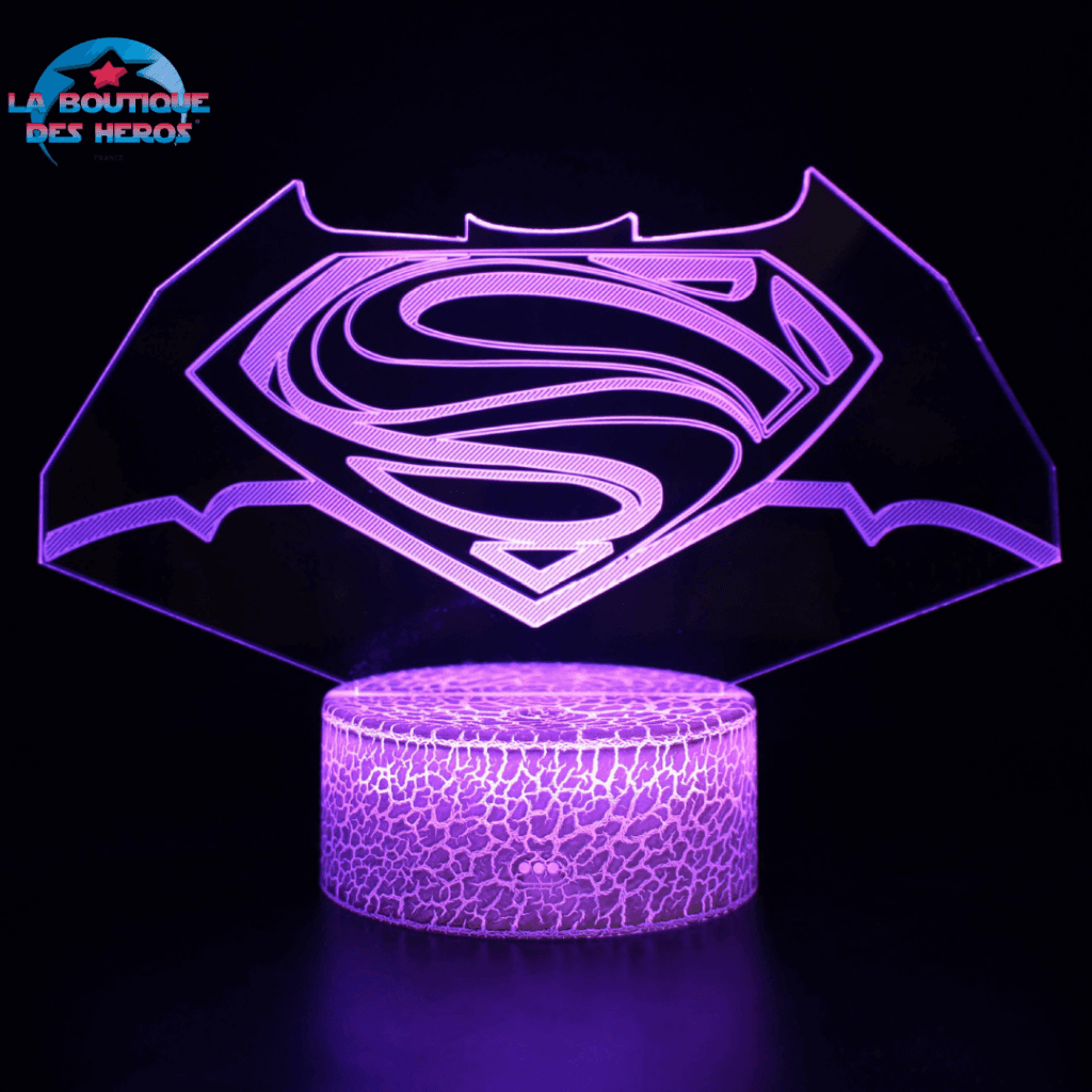 Lampe LED Batman x Superman- DC Comics