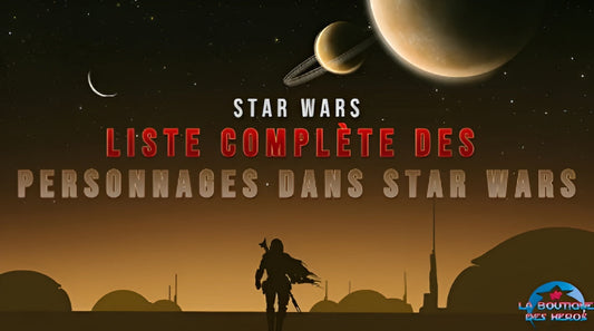 Liste complète des personnages dans Star Wars