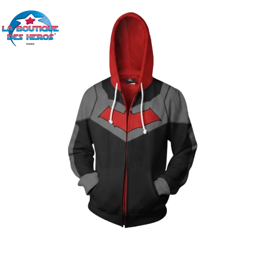 Sweat Red Hood "Rouge Et Noir" – DC Comics™