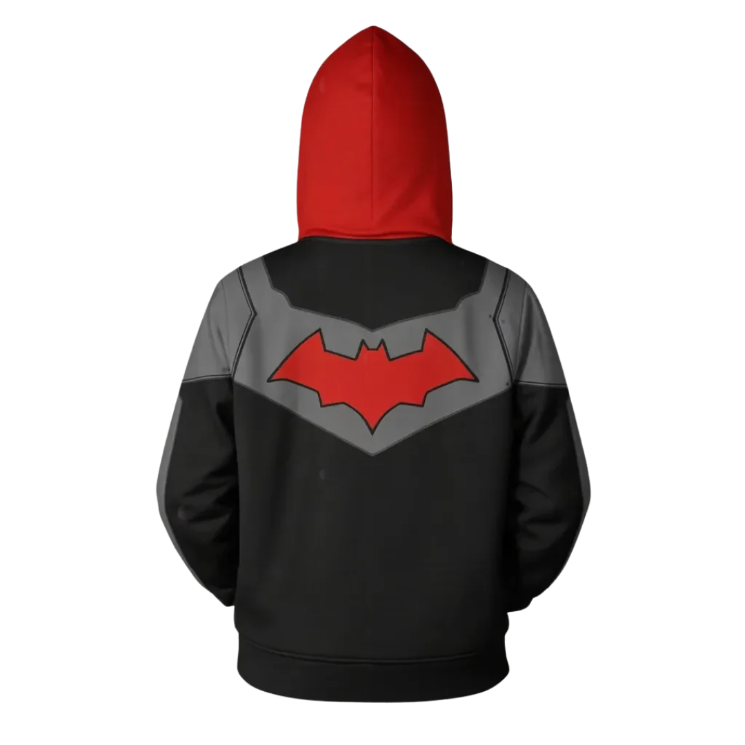 Sweat Red Hood "Rouge Et Noir" – DC Comics™