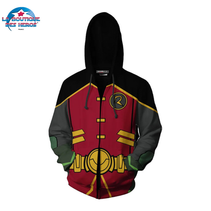 Sweat Robin "Rouge, Noir Et Vert" – DC Comics™