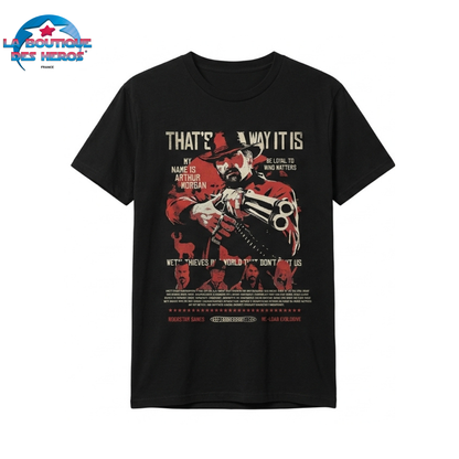 T-Shirt Arthur Morgan "Hors-la-loi Repenti" – Red Dead Redemption 2™