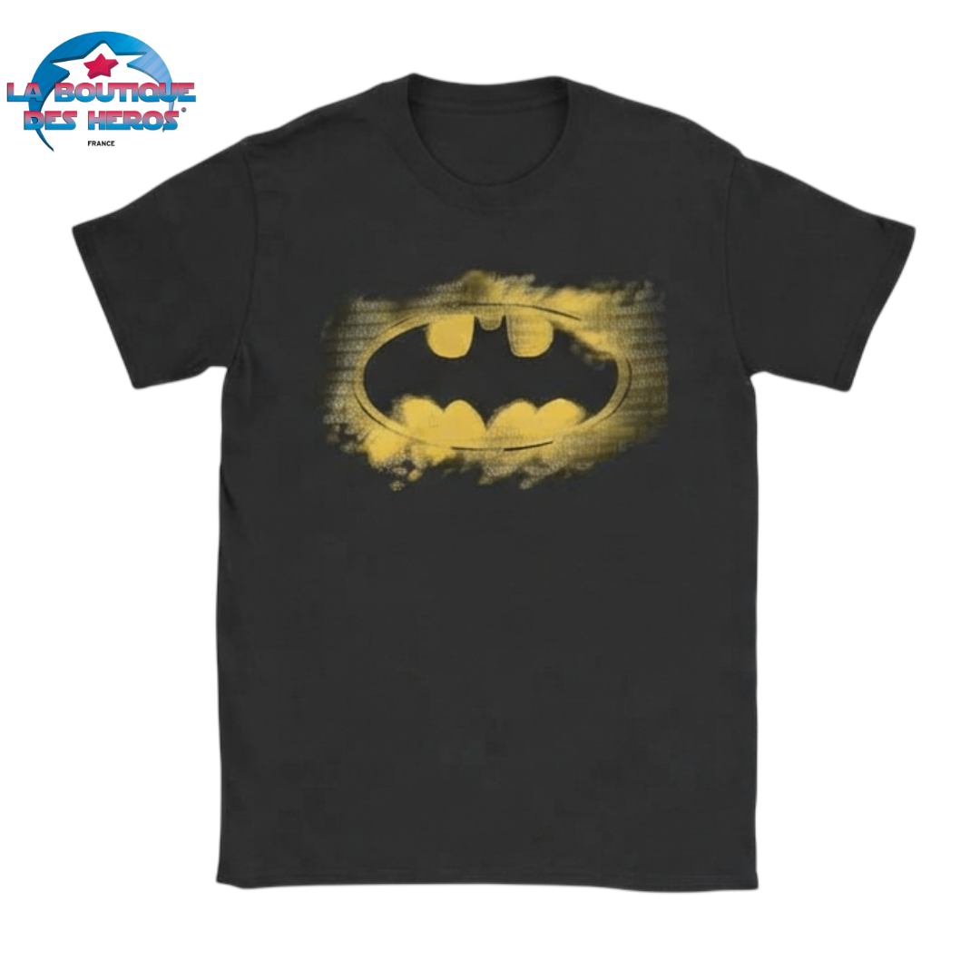 T-Shirt Batman "Logo Jaune Texturé" – DC Comics™