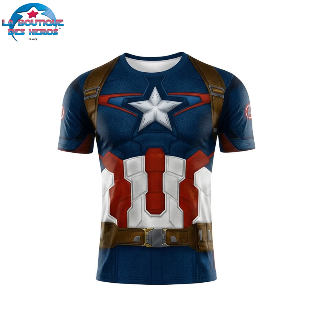 T-Shirt Captain America "Héroïque" – Marvel™