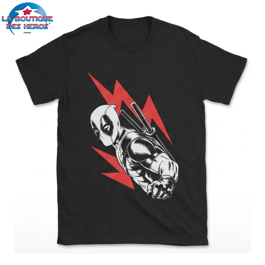 T-Shirt Deadpool "Frappe Éclair" – Marvel™