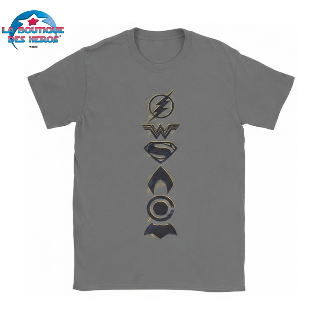 T-Shirt Héros DC "Emblèmes Iconiques" – DC Comics™