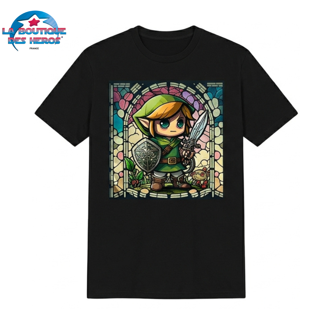 T-Shirt Link "Vitrail Chibi" – The Legend of Zelda™
