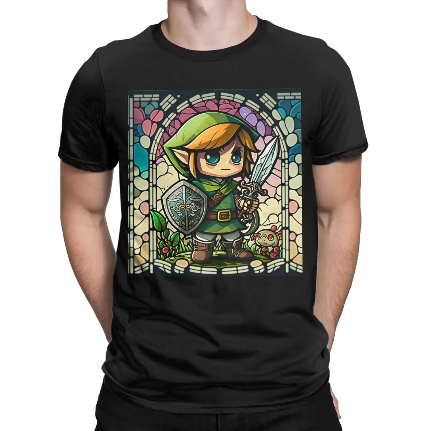 T-Shirt Link "Vitrail Chibi" – The Legend of Zelda™
