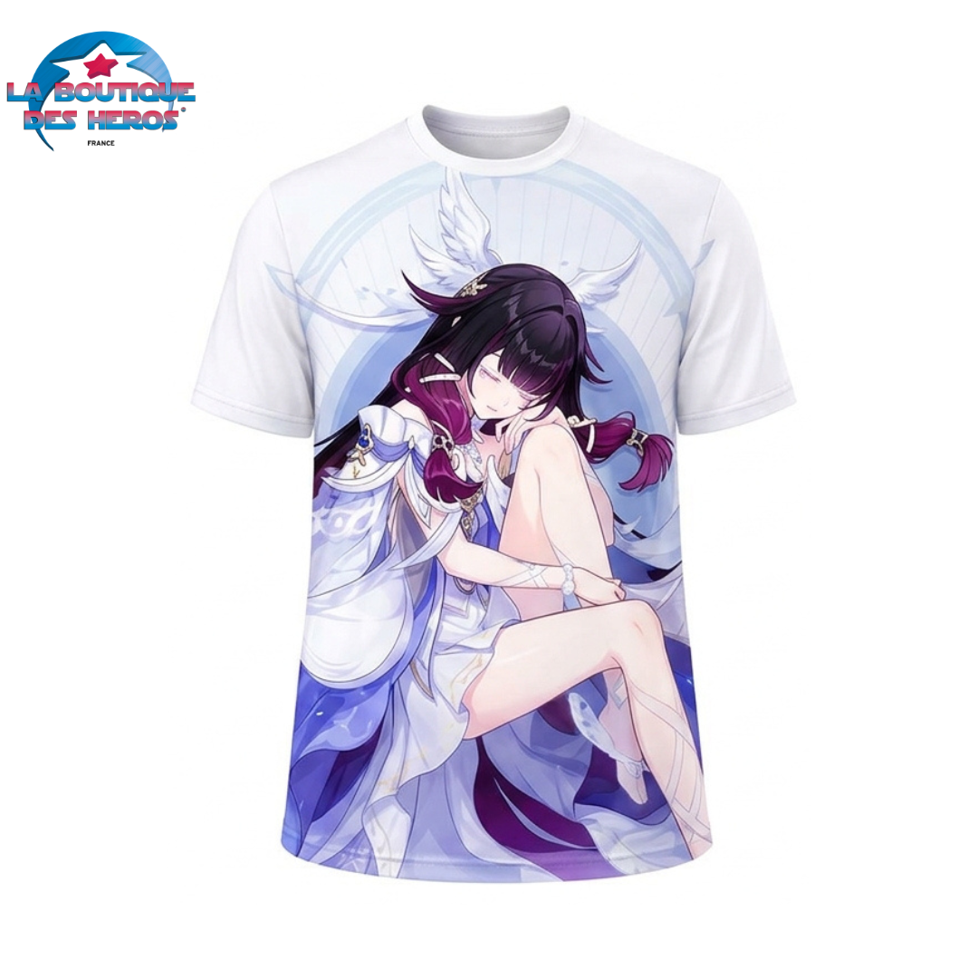 T-Shirt Raiden "Archonte Électro" – Genshin Impact™