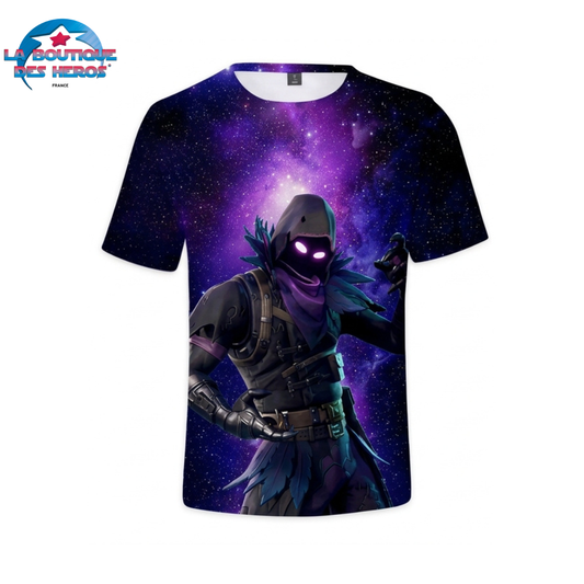 T-Shirt Raven "Galaxie Pourpre" – Fortnite™