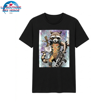 T-Shirt Rocket Et Groot "Gardiens De La Galaxie" – Marvel™