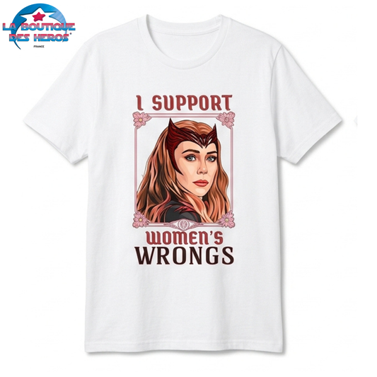 T-Shirt Sorcière Rouge "Women's Wrongs" – Marvel™