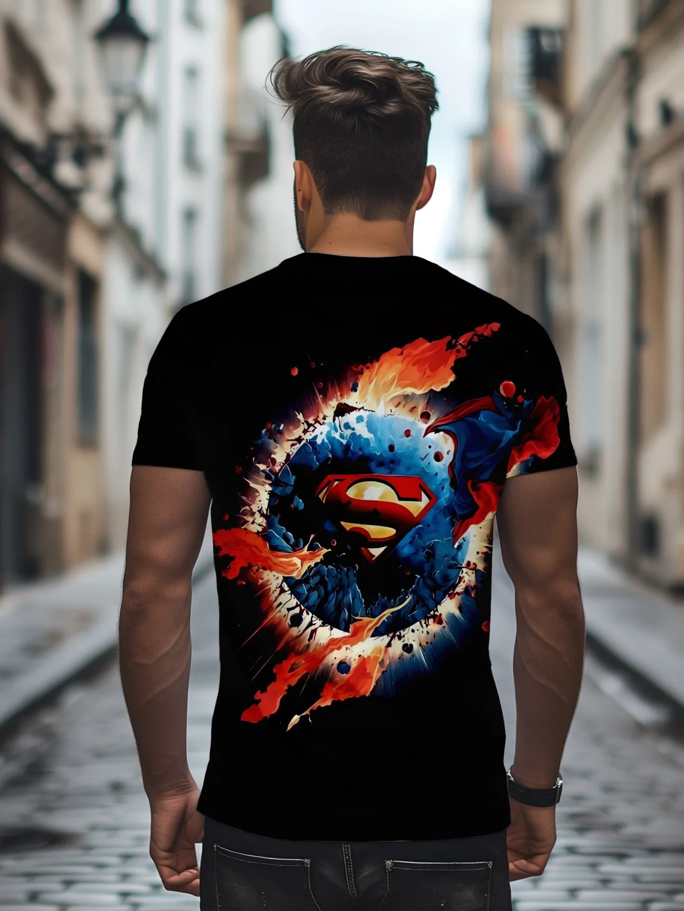 T-Shirt Superman "Puissance Explosive" – DC Comics™