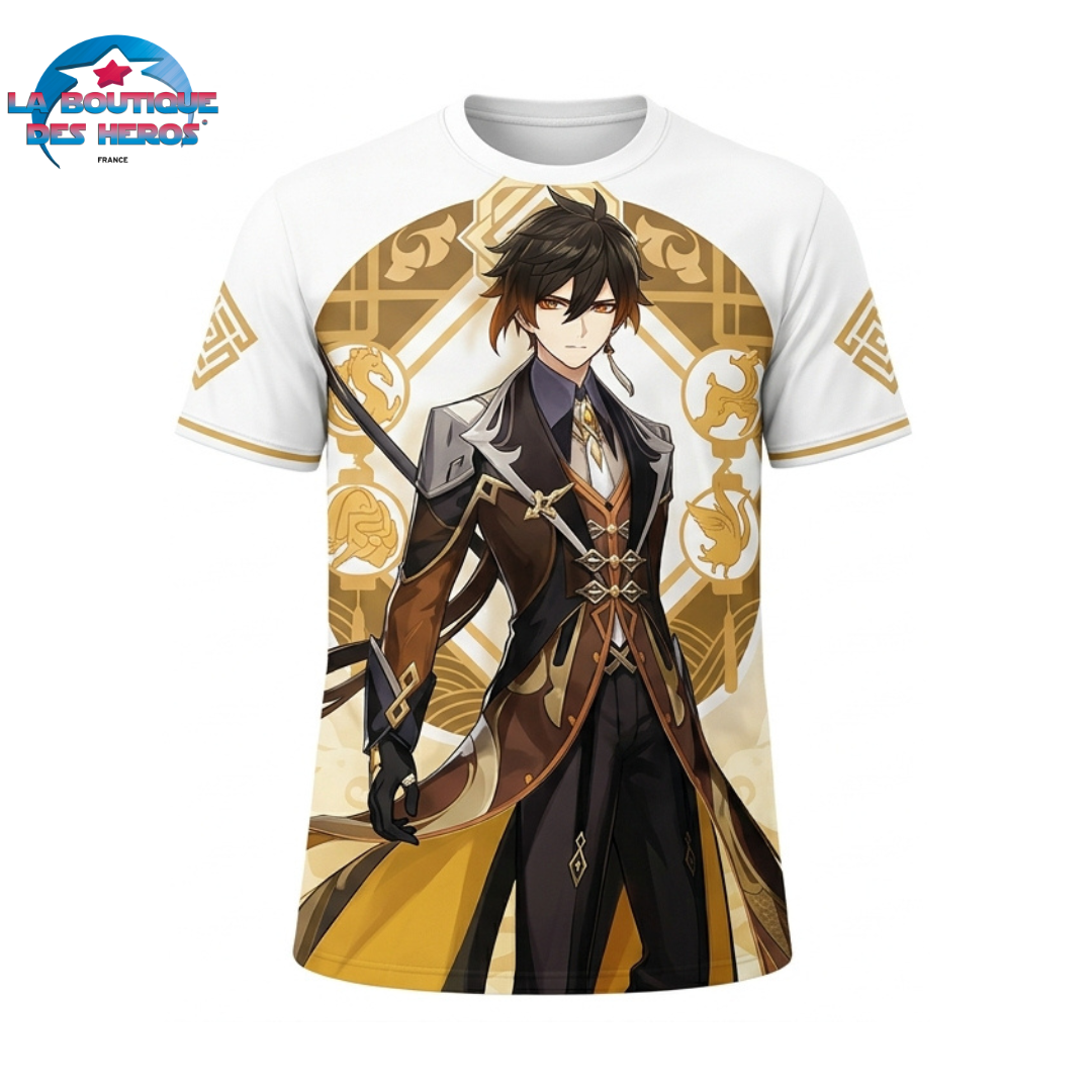 T-Shirt Zhongli "Archon Géo" – Genshin Impact™