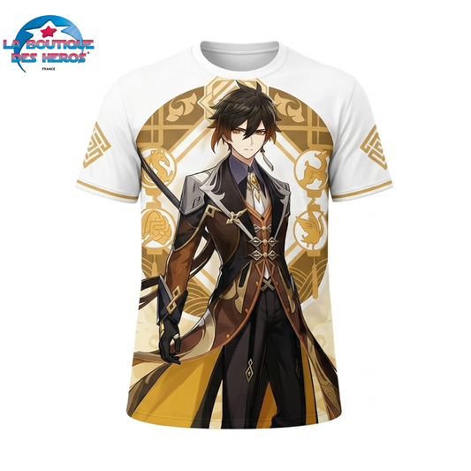 T-Shirt Zhongli "Archon Géo" – Genshin Impact™