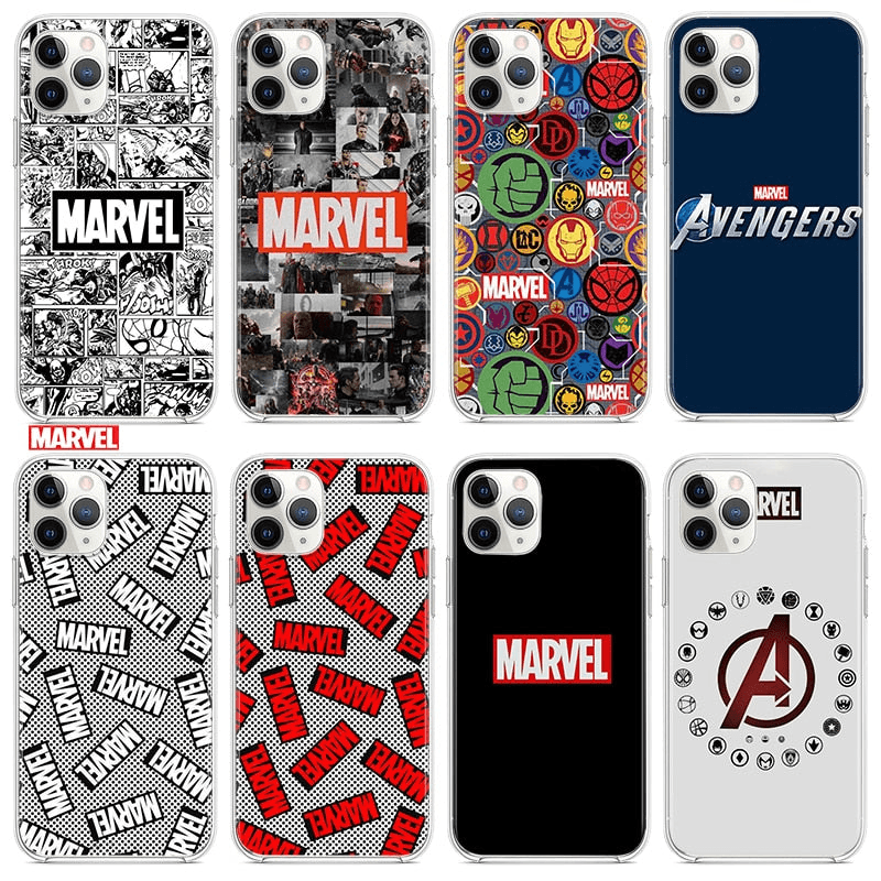 Coque iPhone Logo MARVEL Black - Marvel™