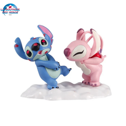 Figurine Stitch & Angel "Le Baiser de l'Amour" - Lilo & Stitch™