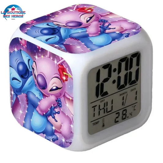 Réveil Stitch & Angel "Amour" - Lilo & Stitch™