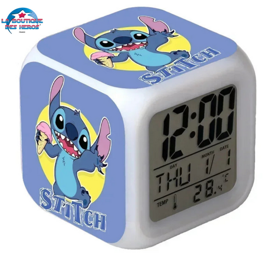 Réveil Stitch "Mange une Glace" - Lilo & Stitch™
