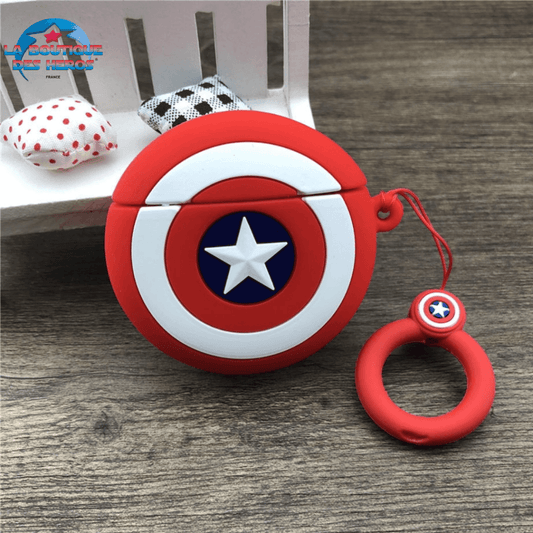 Coque Airpods Bouclier Captain-America - Marvel