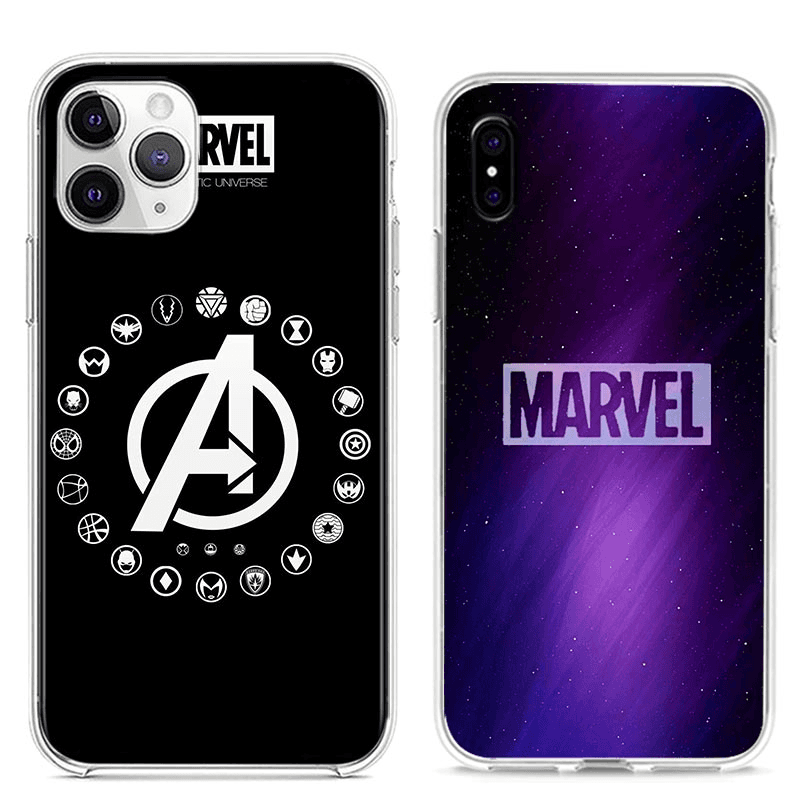 Coque iPhone Logo Avengers Noir - Marvel™