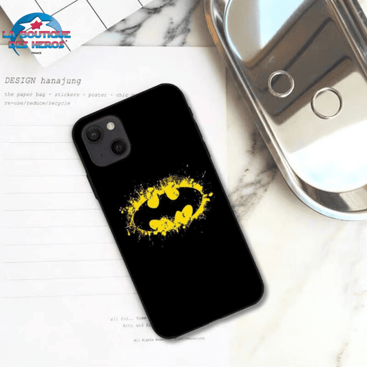 Coque iPhone Logo Batman Jaune V2 - DC Comics™