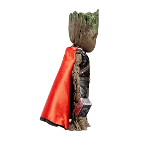 Figurine Groot x Thor - Marvel