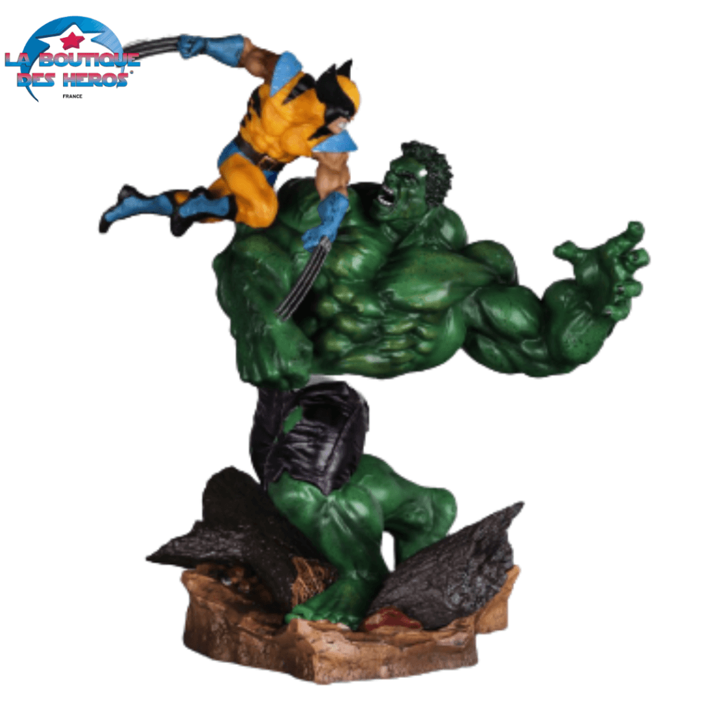 Figurine Wolverine Vs Hulk - Marvel