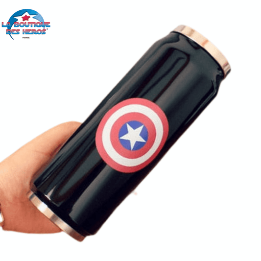 Gourde isotherme Captain America Noir - Marvel
