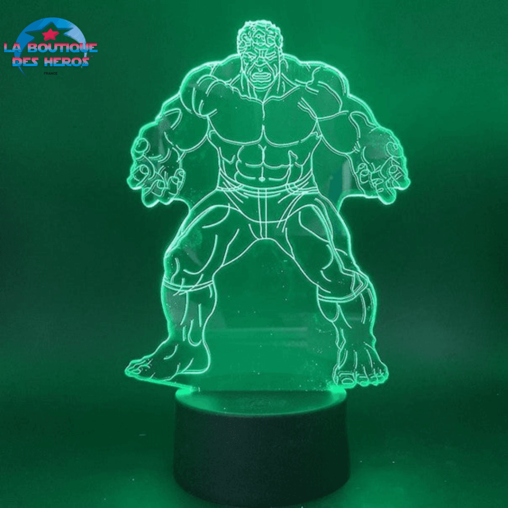 Lampe LED L'incroyable Hulk – Boutique Héros France®