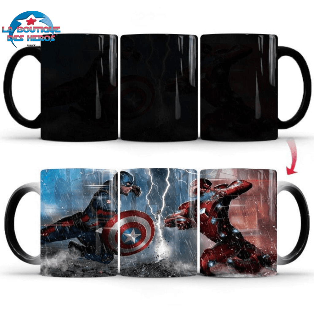 Mug Magique Captain America VS Iron Man - Marvel™